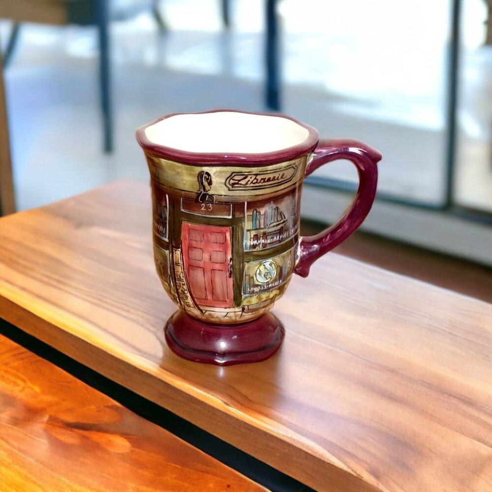 Certified International Coffee or Tea Pedestal Mug Kate McRostie Librarie